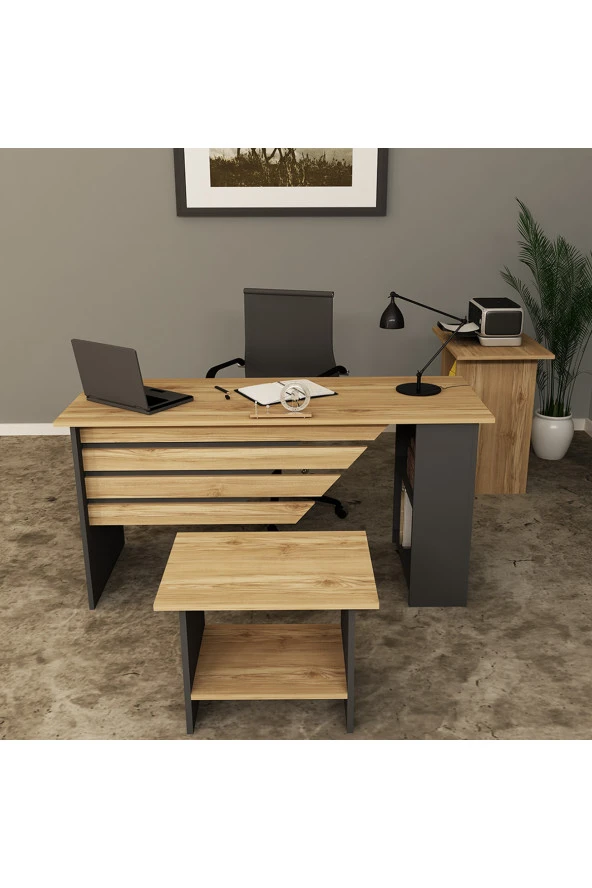 Kalender Dekor STEEN-1-2-3 OFİS BÜRO MASASI TAKIMI - 2