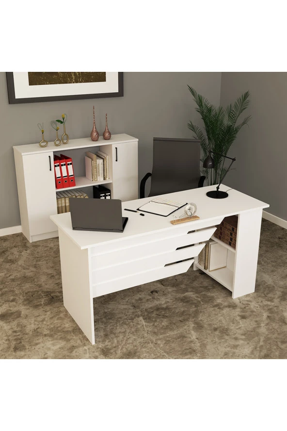 Kalender Dekor Steen-1-4 Ofis Büro Masası Takımı - 1