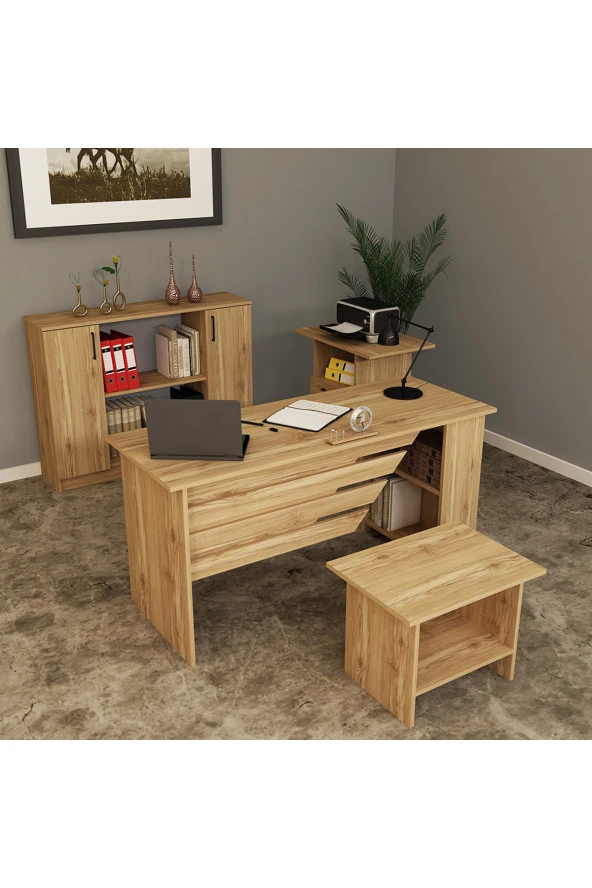 Kalender Dekor STEEN-1-2-3-4 OFİS BÜRO MASASI TAKIMI