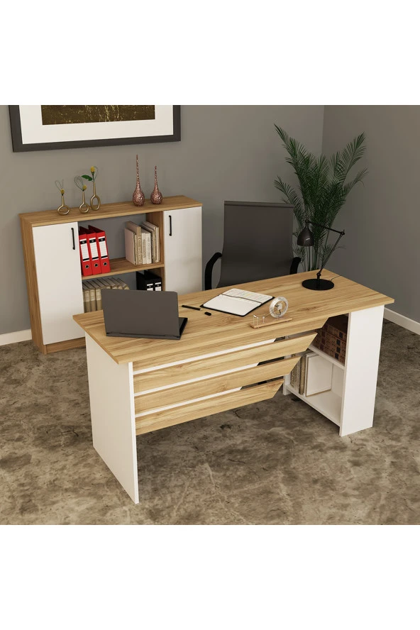 Kalender Dekor STEEN-1-4 OFİS BÜRO MASASI TAKIMI - 1
