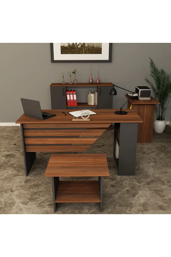 Kalender Dekor Steen-1-2-3-4 Ofis Büro Masası Takımı - 3