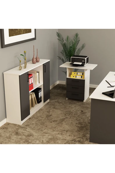 Kalender Dekor STEEN-1-2-3-4 OFİS BÜRO MASASI TAKIMI - Resim 4