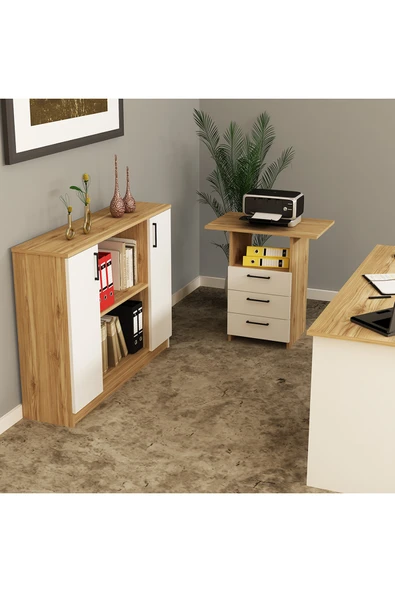 Kalender Dekor STEEN-1-2-3-4 OFİS BÜRO MASASI TAKIMI - Resim 4