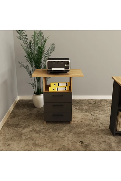 Kalender Dekor STEEN-1-2-3 OFİS BÜRO MASASI TAKIMI - Resim 4