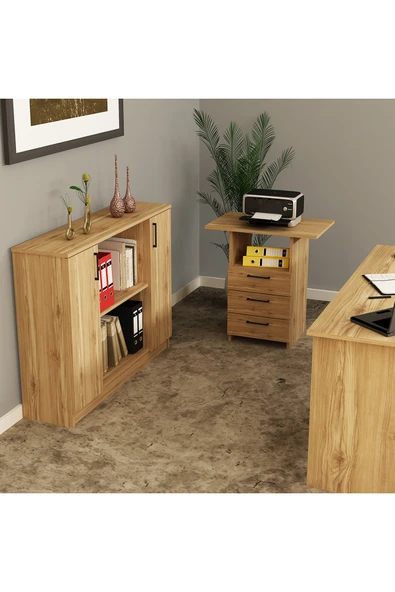 Kalender Dekor STEEN-1-2-3-4 OFİS BÜRO MASASI TAKIMI - Resim 4