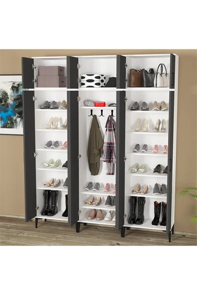 Kalender Dekor ALBA-1-3-3-4-4-4 PORTMANTO VESTİYER AYAKKABILIK - Resim 4