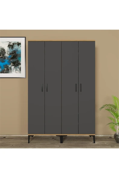 Kalender Dekor ALBA-1-3 PORTMANTO VESTİYER AYAKKABILIK - Resim 2