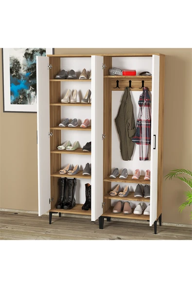 Kalender Dekor ALBA-1-3 PORTMANTO VESTİYER AYAKKABILIK - Resim 4