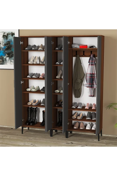 Kalender Dekor ALBA-1-2-3 PORTMANTO VESTİYER AYAKKABILIK - Resim 4