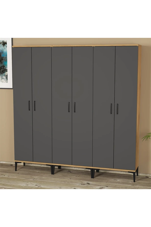 Kalender Dekor ALBA-1-3-3 PORTMANTO VESTİYER AYAKKABILIK