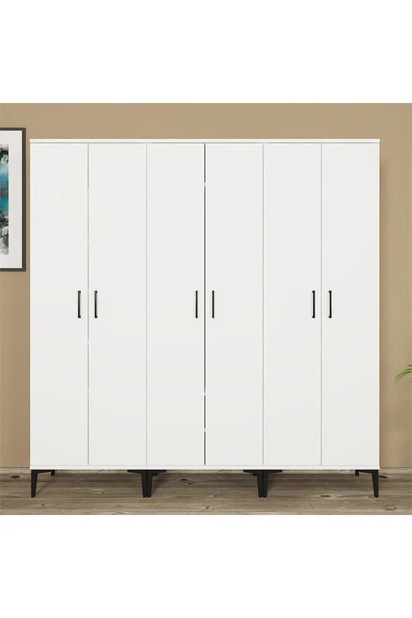 Kalender Dekor ALBA-1-3-3 PORTMANTO VESTİYER AYAKKABILIK