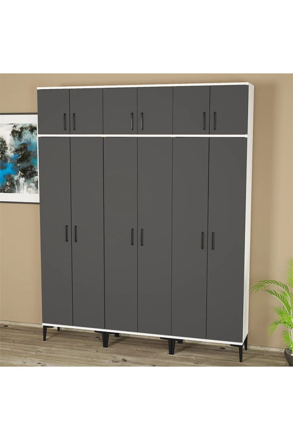 Kalender Dekor ALBA-1-3-3-4-4-4 PORTMANTO VESTİYER AYAKKABILIK