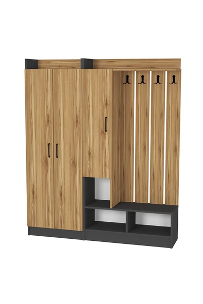 Kalender Dekor Lityum-1-3 Portmanto Vestiyer Ayakkabılık - Resim 3