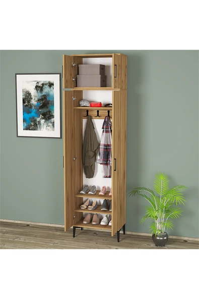 Kalender Dekor ALBA-1-4 PORTMANTO VESTİYER AYAKKABILIK - Resim 4