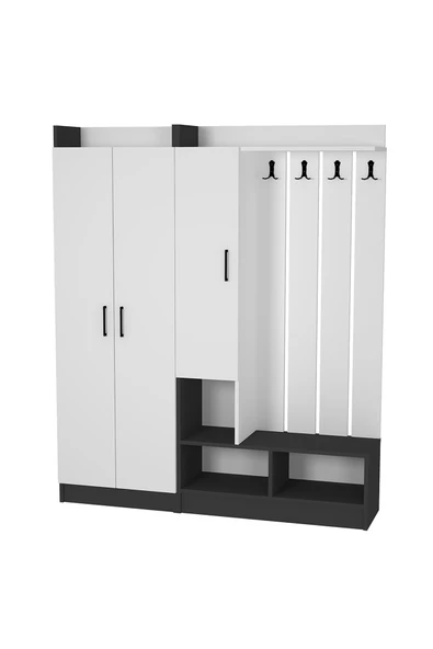 Kalender Dekor Lityum-1-3 Portmanto Vestiyer Ayakkabılık - Resim 3