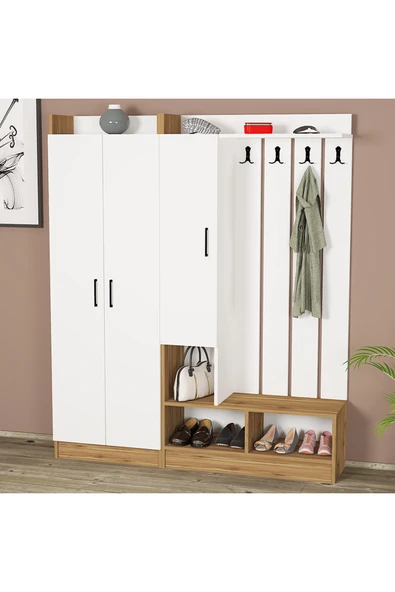 Kalender Dekor Lityum-1-3 Portmanto Vestiyer Ayakkabılık ürün görseli