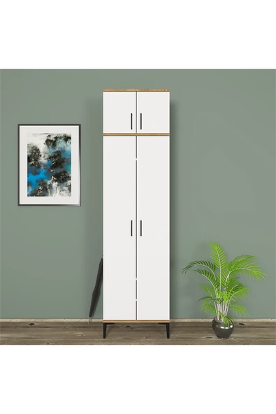 Kalender Dekor ALBA-1-4 PORTMANTO VESTİYER AYAKKABILIK - Resim 2