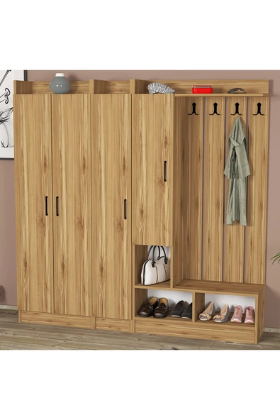 Kalender Dekor Lityum-1-2-3 Portmanto Vestiyer Ayakkabılık ürün görseli