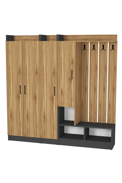 Kalender Dekor Lityum-1-2-3 Portmanto Vestiyer Ayakkabılık - Resim 3