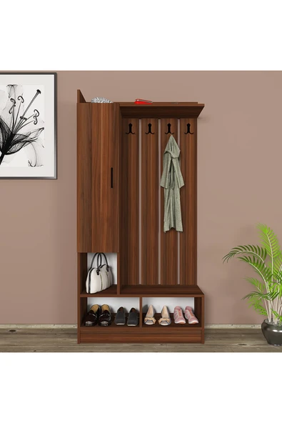 Kalender Dekor Lityum-1 Portmanto Vestiyer Ayakkabılık - Resim 2