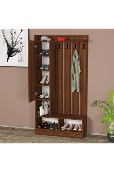 Kalender Dekor Lityum-1 Portmanto Vestiyer Ayakkabılık - Resim 4