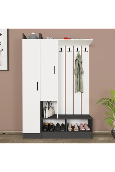 Kalender Dekor Lityum-1-2 Portmanto Vestiyer Ayakkabılık - Resim 2