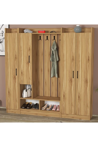 Kalender Dekor Lityum-1-2-3 Portmanto Vestiyer Ayakkabılık - Resim 4