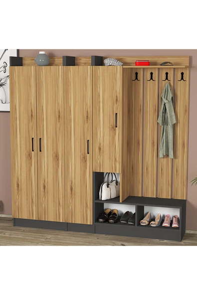 Kalender Dekor Lityum-1-2-3 Portmanto Vestiyer Ayakkabılık ürün görseli