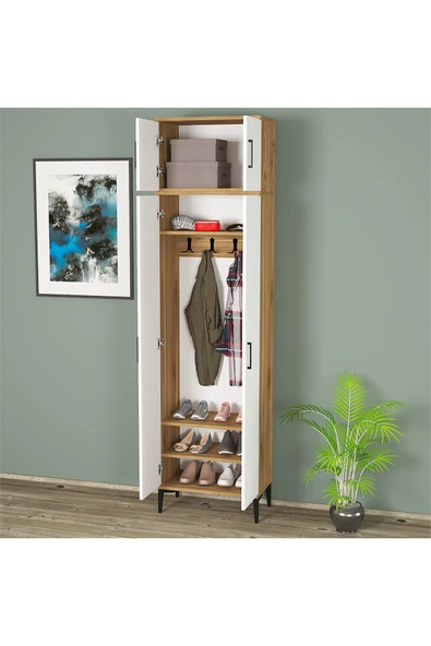 Kalender Dekor ALBA-1-4 PORTMANTO VESTİYER AYAKKABILIK - Resim 4