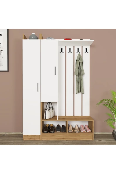 Kalender Dekor Lityum-1-2 Portmanto Vestiyer Ayakkabılık - Resim 2