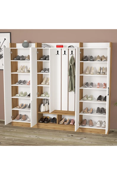 Kalender Dekor Lityum-1-3-3 Portmanto Vestiyer Ayakkabılık - Resim 4