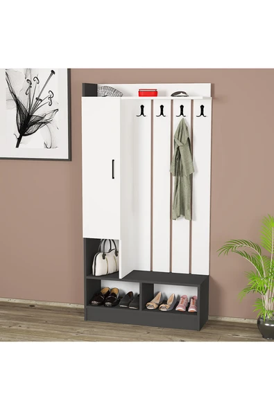 Kalender Dekor Lityum-1 Portmanto Vestiyer Ayakkabılık ürün görseli