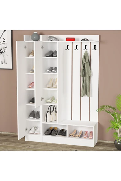 Kalender Dekor Lityum-1-2 Portmanto Vestiyer Ayakkabılık - Resim 5