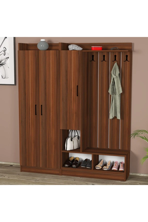 Kalender Dekor Lityum-1-3 Portmanto Vestiyer Ayakkabılık