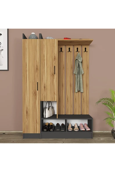 Kalender Dekor Lityum-1-2 Portmanto Vestiyer Ayakkabılık - Resim 2