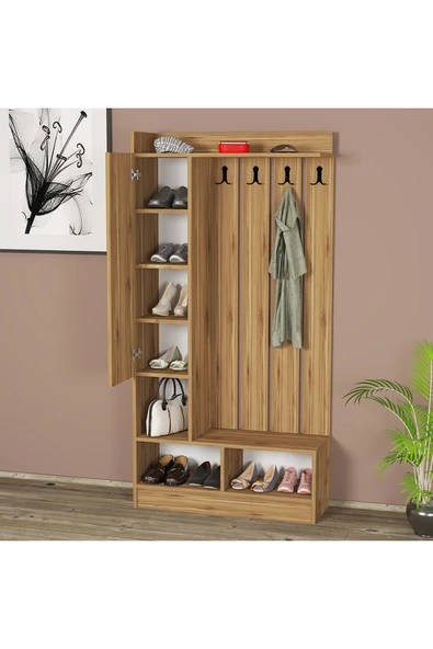 Kalender Dekor Lityum-1 Portmanto Vestiyer Ayakkabılık - Resim 4