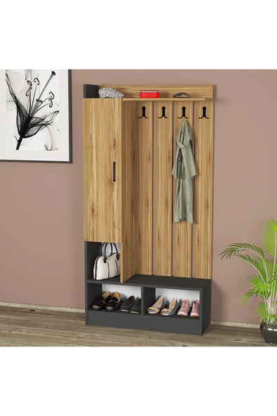 Kalender Dekor Lityum-1 Portmanto Vestiyer Ayakkabılık ürün görseli