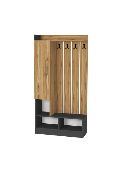 Kalender Dekor Lityum-1 Portmanto Vestiyer Ayakkabılık - Resim 3