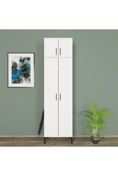 Kalender Dekor ALBA-1-4 PORTMANTO VESTİYER AYAKKABILIK - Resim 2