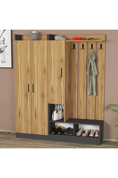 Kalender Dekor Lityum-1-3 Portmanto Vestiyer Ayakkabılık ürün görseli