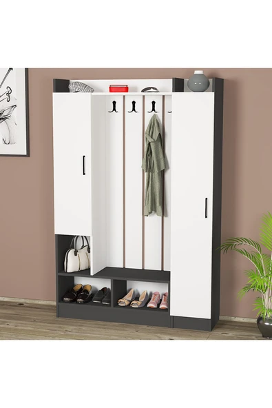 Kalender Dekor Lityum-1-2 Portmanto Vestiyer Ayakkabılık - Resim 4