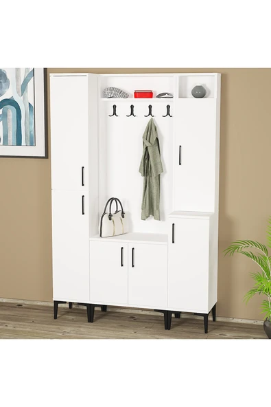 Kalender Dekor Rose-1-2-3 Portmanto Vestiyer Ayakkabılık ürün görseli