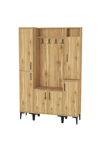 Kalender Dekor Rose-1-2-3 Portmanto Vestiyer Ayakkabılık - Resim 3