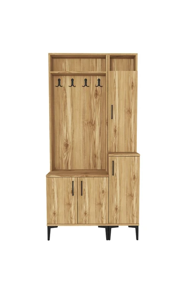 Kalender Dekor Rose-1-2 Portmanto Vestiyer Ayakkabılık - Resim 5