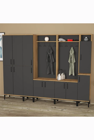 Kalender Dekor Rose-1-1-2-3-4 Portmanto Vestiyer Ayakkabılık ürün görseli