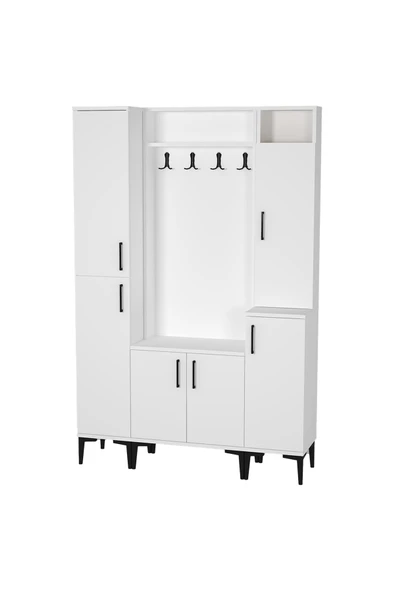 Kalender Dekor Rose-1-2-3 Portmanto Vestiyer Ayakkabılık - Resim 3