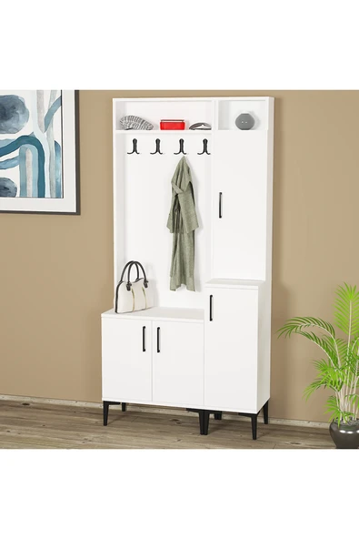 Kalender Dekor Rose-1-2 Portmanto Vestiyer Ayakkabılık ürün görseli