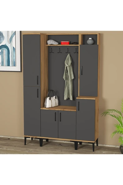 Kalender Dekor Rose-1-2-3 Portmanto Vestiyer Ayakkabılık ürün görseli