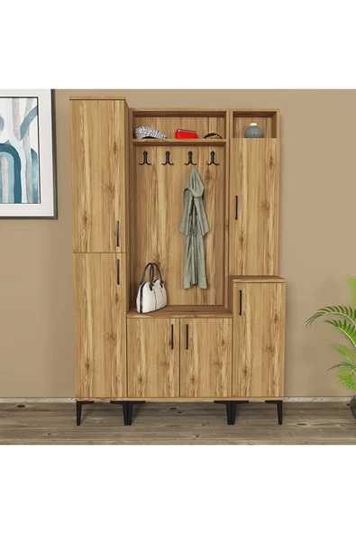 Kalender Dekor Rose-1-2-3 Portmanto Vestiyer Ayakkabılık - Resim 2