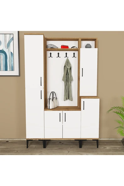 Kalender Dekor Rose-1-2-3 Portmanto Vestiyer Ayakkabılık - Resim 2